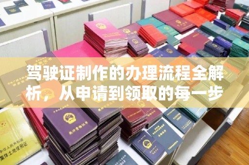 平原驾驶证制作的办理流程全解析，从申请到领取的每一步
