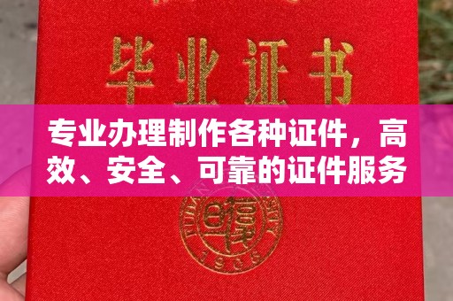平原专业办理制作各种证件，高效、安全、可靠的证件服务专家