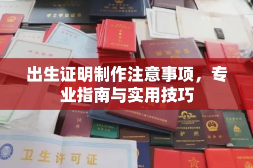 平原出生证明制作注意事项，专业指南与实用技巧