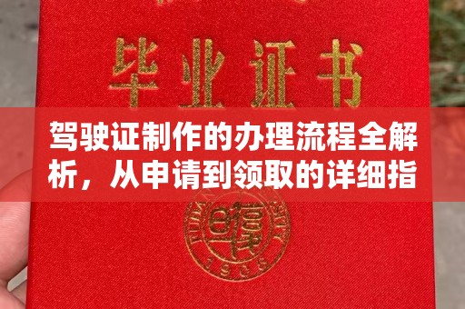 平原驾驶证制作的办理流程全解析，从申请到领取的详细指南