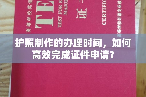 平原护照制作的办理时间，如何高效完成证件申请？
