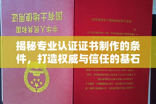 平原揭秘专业认证证书制作的条件，打造权威与信任的基石