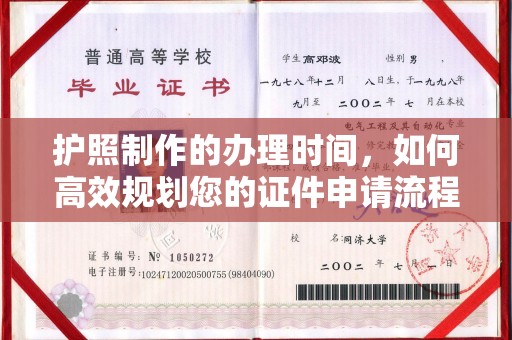 平原护照制作的办理时间，如何高效规划您的证件申请流程