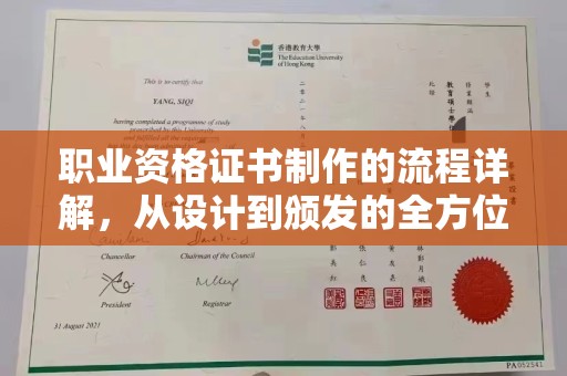 平原职业资格证书制作的流程详解，从设计到颁发的全方位指南