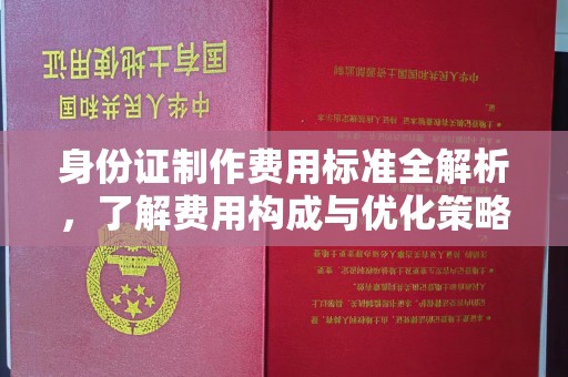 平原身份证制作费用标准全解析，了解费用构成与优化策略