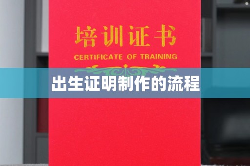 平原出生证明制作的流程